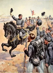 General McClellan vid slaget vid Antietam, 17 september 1862